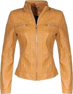 blouson camel femme