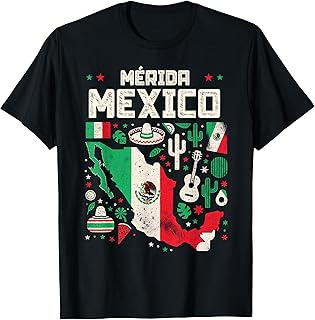 Merida Mexico Vacation Matching Family Group Travel T-Shirt