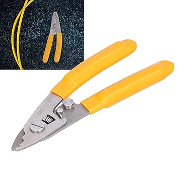 KTM Healthcare Fiber Optic Stripper, Non?Slip Soft Stainless Steel Stripper for Industry for Electrician