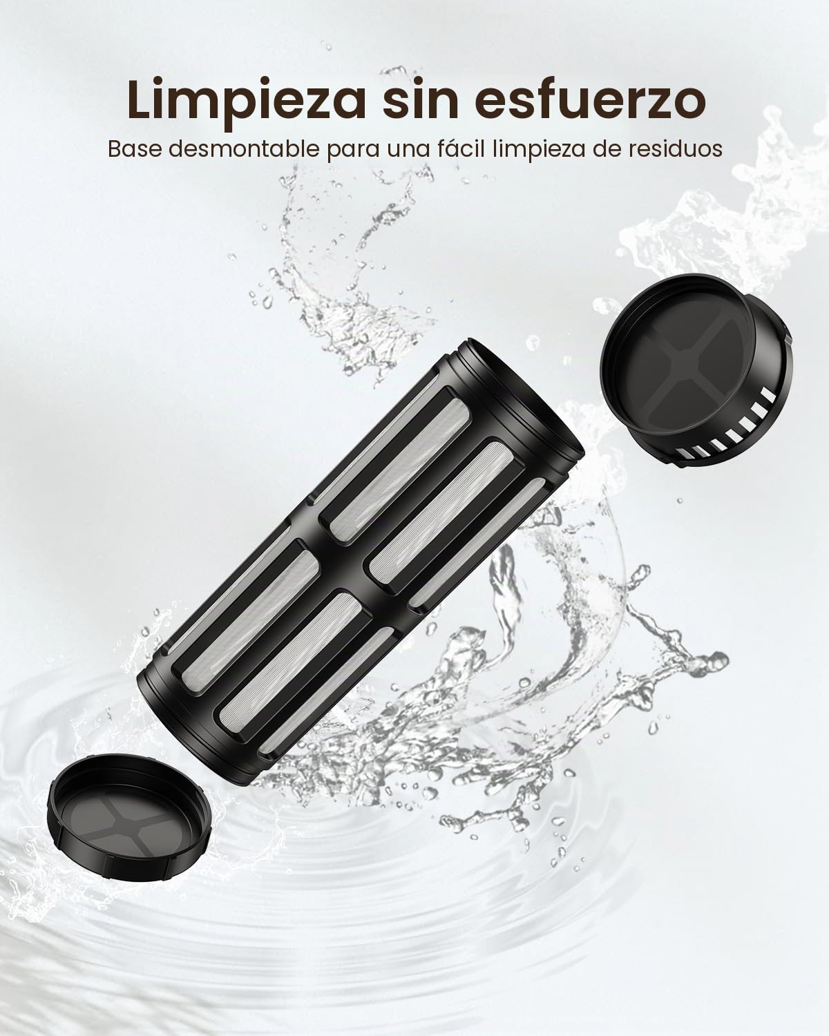 Maestri House Compacta Cafetera de Infusión Fría, Jarra de Tritan Ahorradora de Espacio de 40oz para Té Helado y Café, Filtro de 350 Mallas, 100% Impermeable