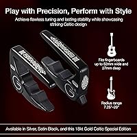 Vista 3 de G7th Performance 3 - Cejilla para guitarra ART Celtic Special Edition, color negro (G7P3CELTICBK)