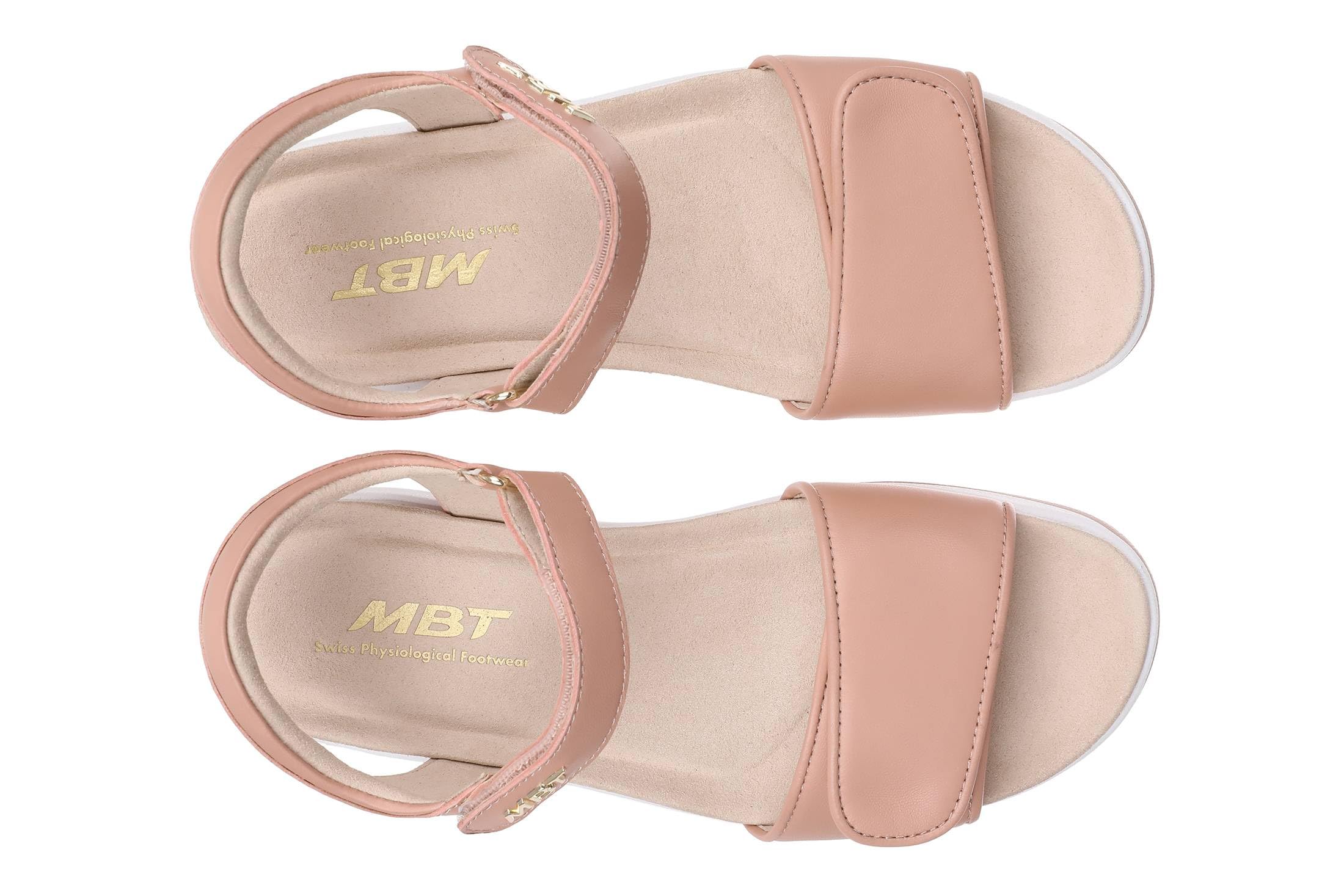 MBT MALIA 2 Sandalias de Vestir para Mujer en Piel de Oveja. Calzado Ligero y Cómodo de Primavera Verano. Calzado Fisiológico de Confort y Estabilidad. Sandalias Estilo Moderno con Velcro