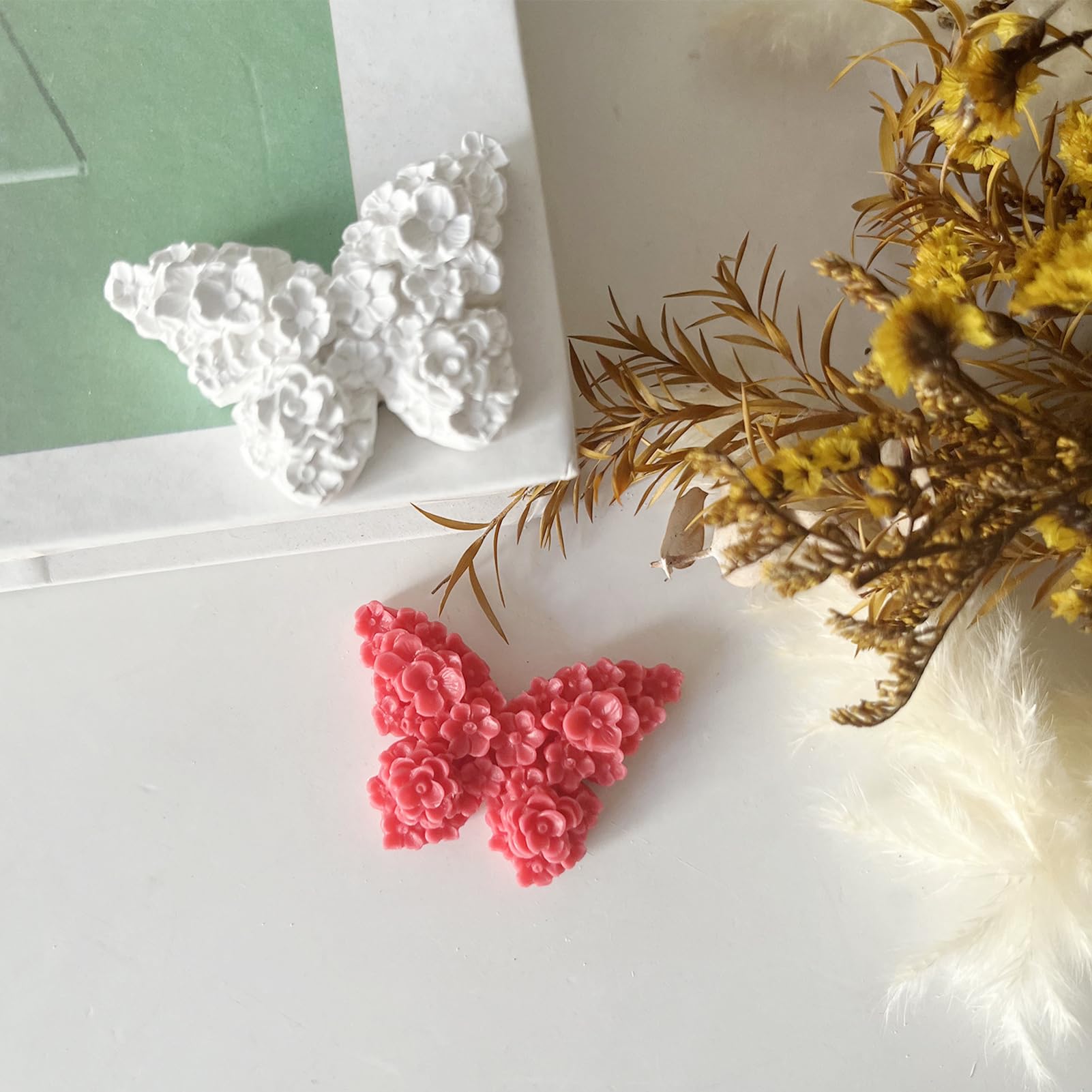 Cera Di Soia Per Stampi Stampo In Silicone Per Candela Profumata A Farfalla Fai Da Te Stampi Farfalle Silicone