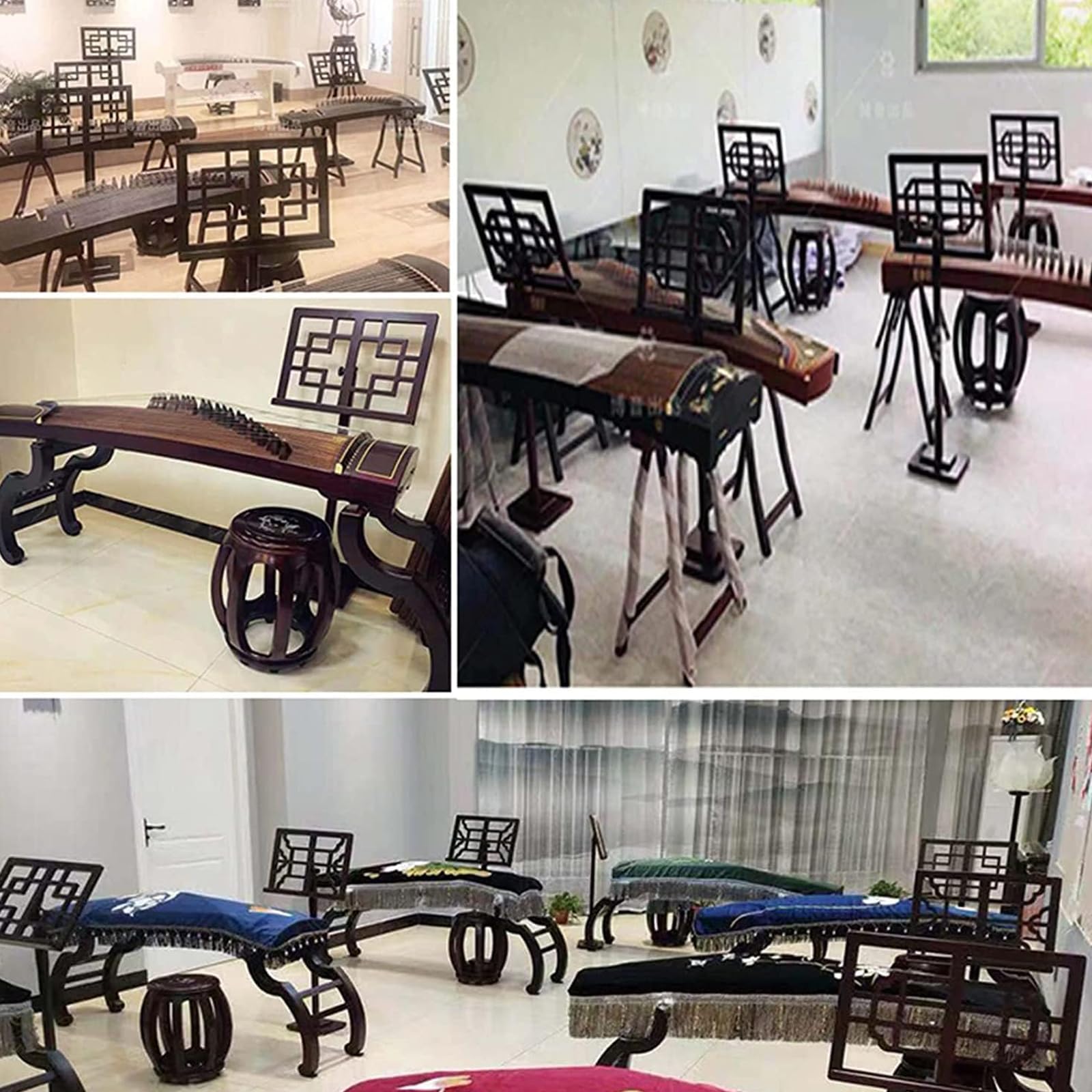 Notenständer, tragbarer Notenständer mit breiter Holzbuchplatte, Klavieranfänger-Zubehör, strapazierfähig, Klaviergitarre, Notenständer für Zuhause, Schule, Büro, Bibliothek, Wohnheim usw