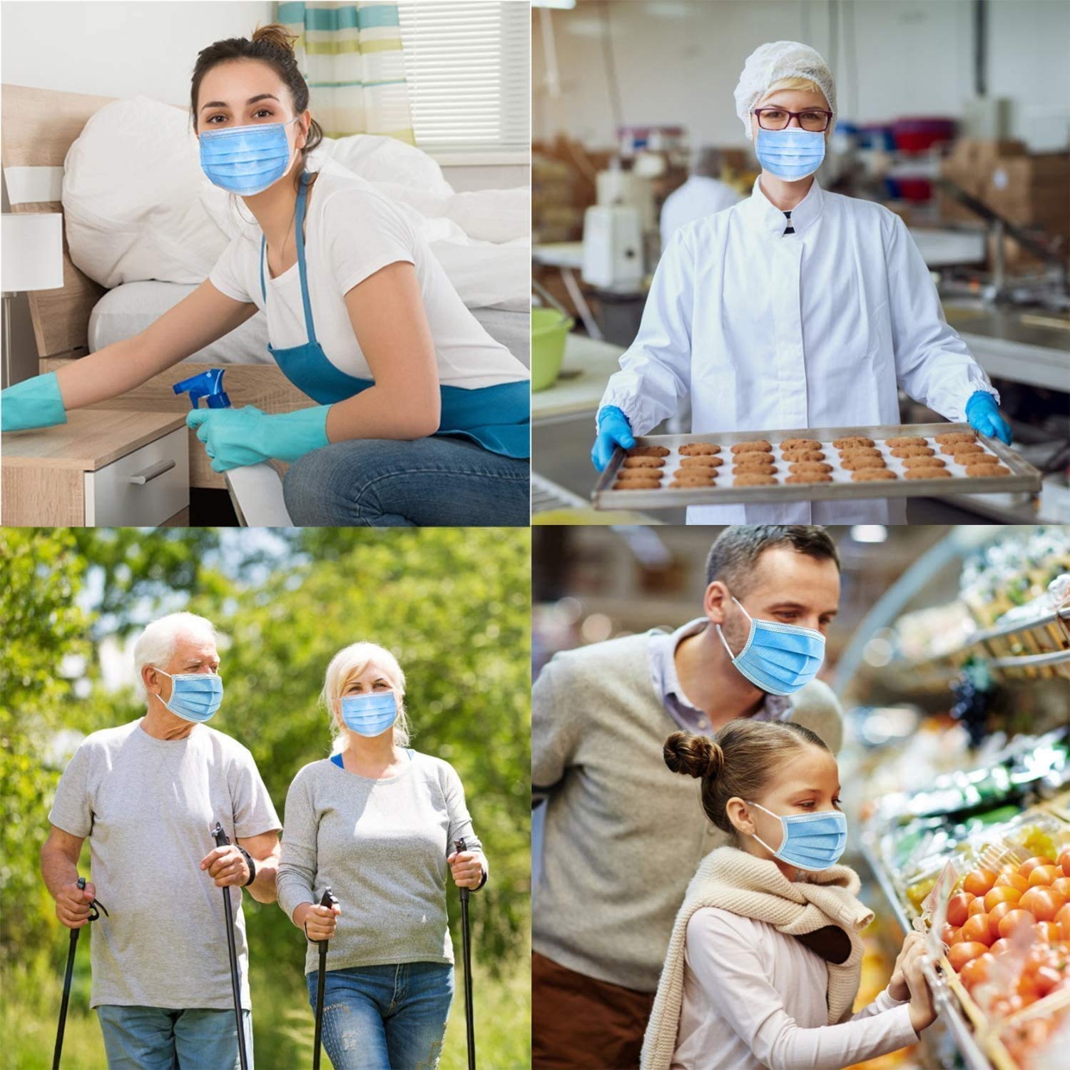 600 Mascarillas Desechables Homologadas CWA 17553: 2020 con Método de Ensayo BFE: EN14683:2019 en España, BFE > 99%