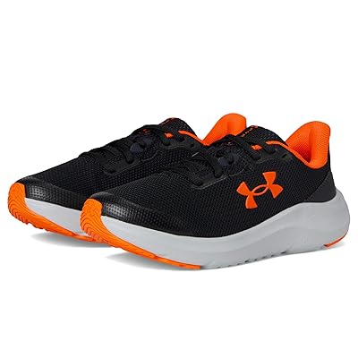 Under Armour Kids Pursuit 4 (Big Kid) Boys Shoes Black/Anthracite/Ares Red