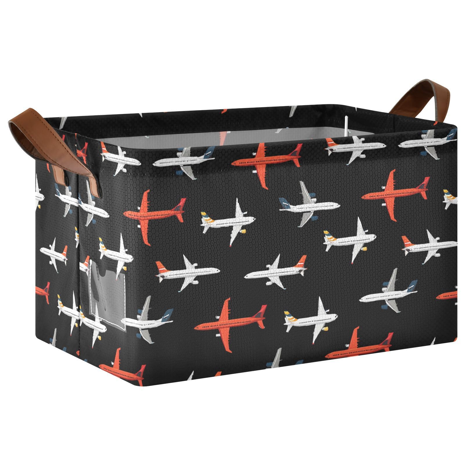 Boîte de rangement avions cube noir Mnsruu pour étagère