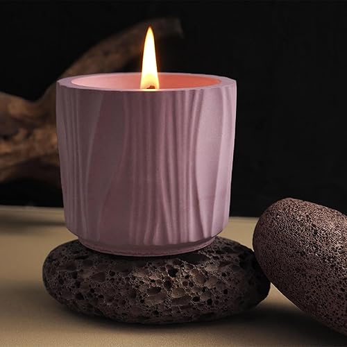 Miniatura 4 de Caja de almacenamiento de maceta suculenta de rayas redondas, moldes de resina epoxi de yeso, tarro de vela simplicidad, molde de silicona