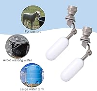 Vista 4 de Válvula de bola de flotador de 1/2 pulgada, válvula de flotador de agua de plástico, mini válvula de flotador de plástico con brazo ajustable