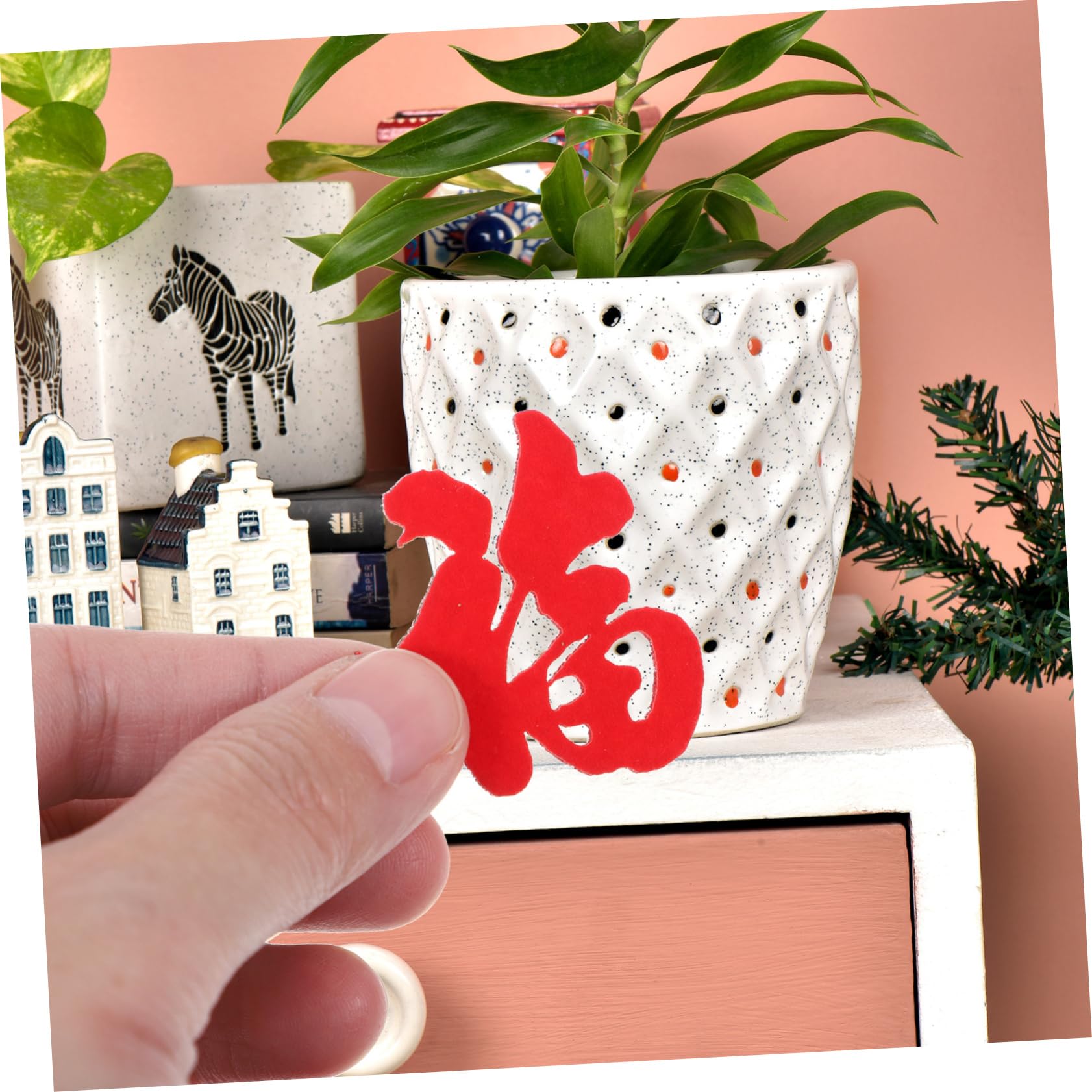 IMIKEYA 500 Stk Dekoration des neuen Jahres chinesische Streuung chinesische Dekorationen chinese new year chinesisch Hochzeitsdekorationen Popcorn-Dekorationen Party-