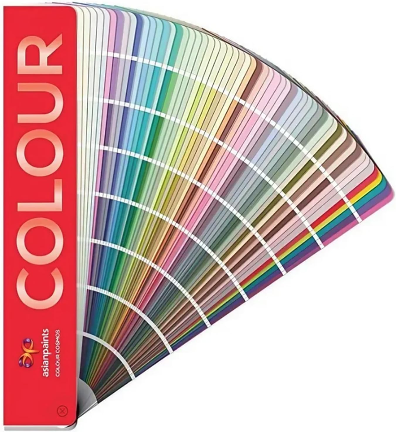 Asian Paints Colour Spectra Cosmos Shade Card Multicolor 360° Rotatable Pocket Friendly Tool with 2200 Color & PVC Encasement Fandeck Guide for Student Amateur Professional and Home Art Craft