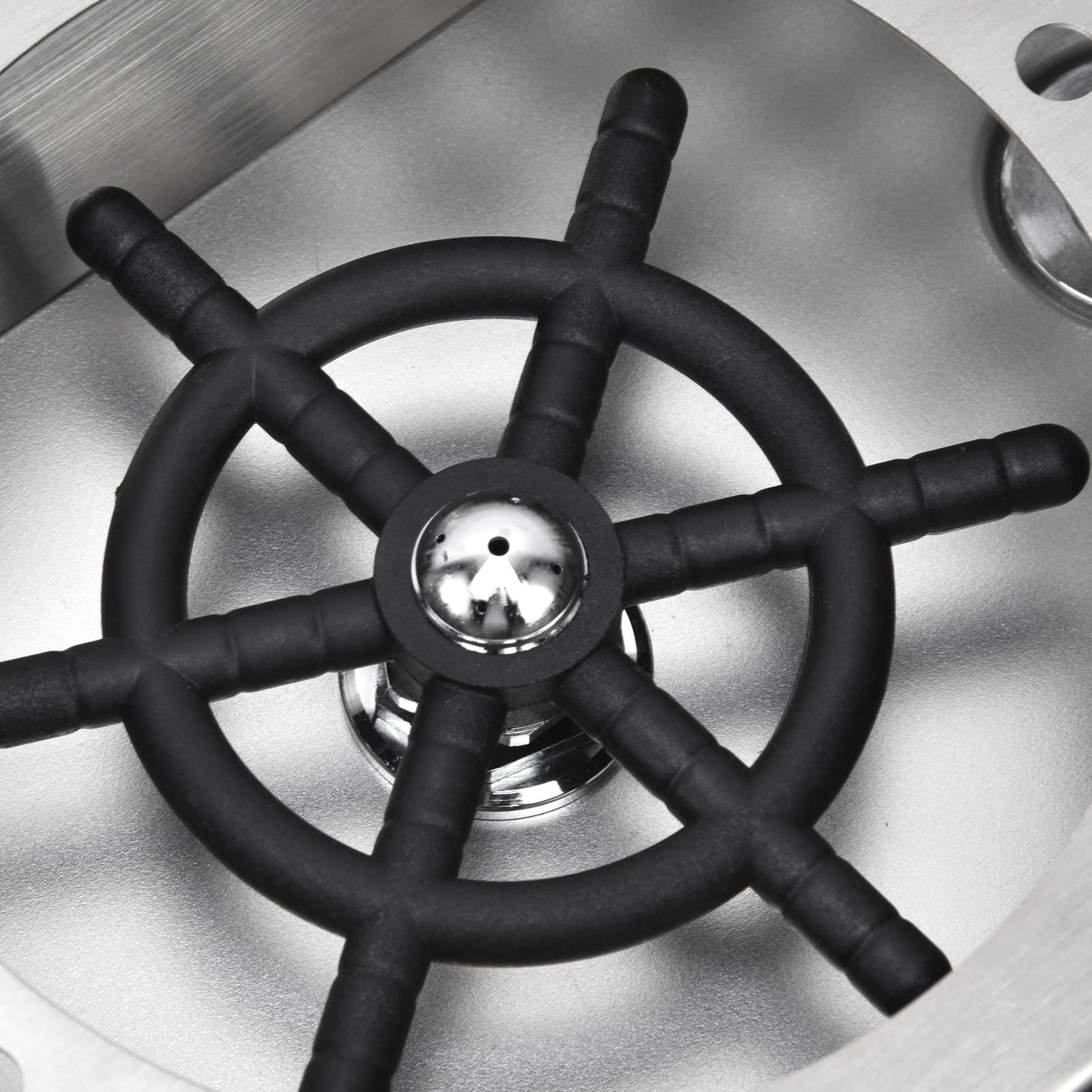 Lave-gobelets, Lave-gobelets Automatique pour évier, Rinceur de Verre de Barre en Acier Inoxydable pour évier, Lave-verre pour évier de Cuisine, Rinceur de Pulvérisateur de Lave-gobelets(#2)