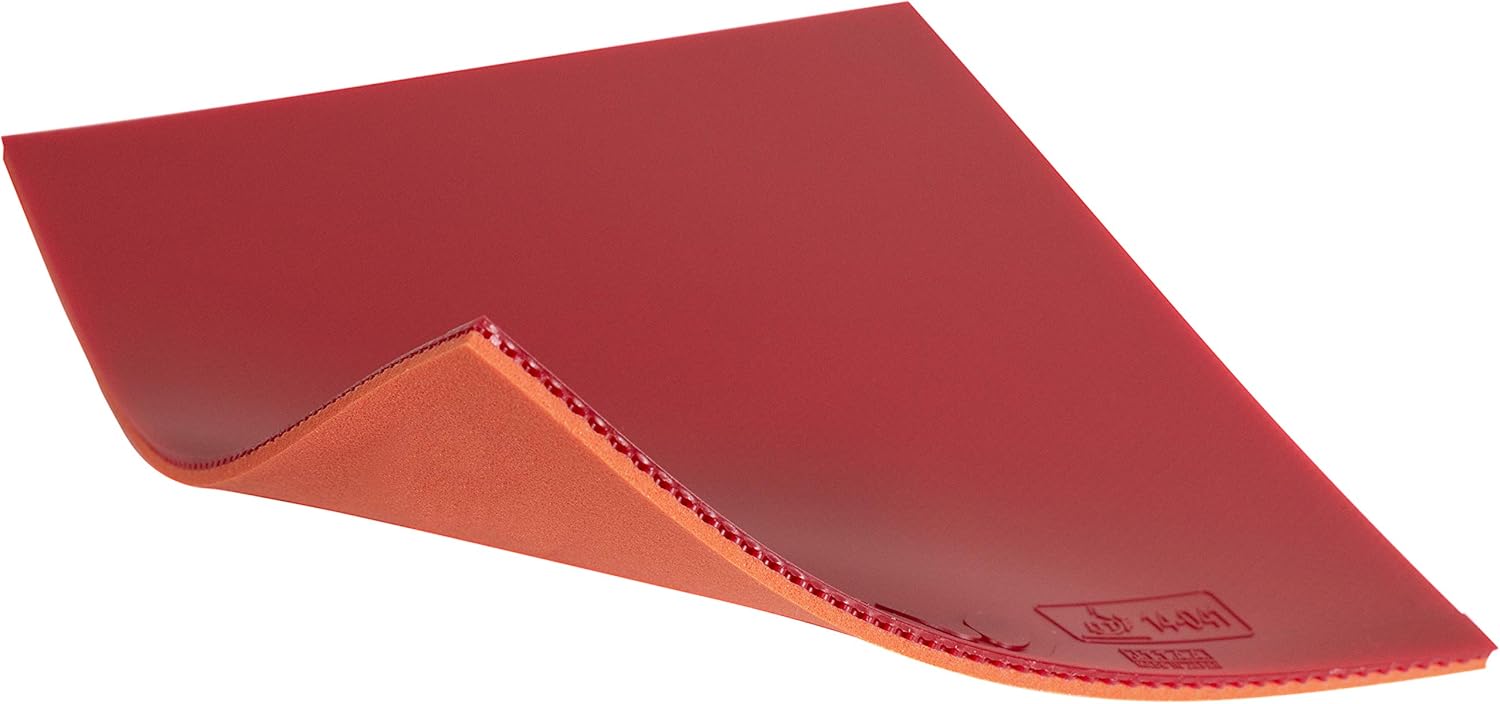 Butterfly Tenergy 19 Table Tennis Rubber - Professional Table Tennis Rubber - Available in 1.7 mm, 1.9 mm, or 2.1 mm Sponge - Red or Black - 1 Table Tennis Rubber Sheet
