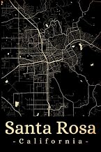 Santa Rosa California: Your city, your region, your home! | Composition Notebook 6x9 plaid 120 pages
