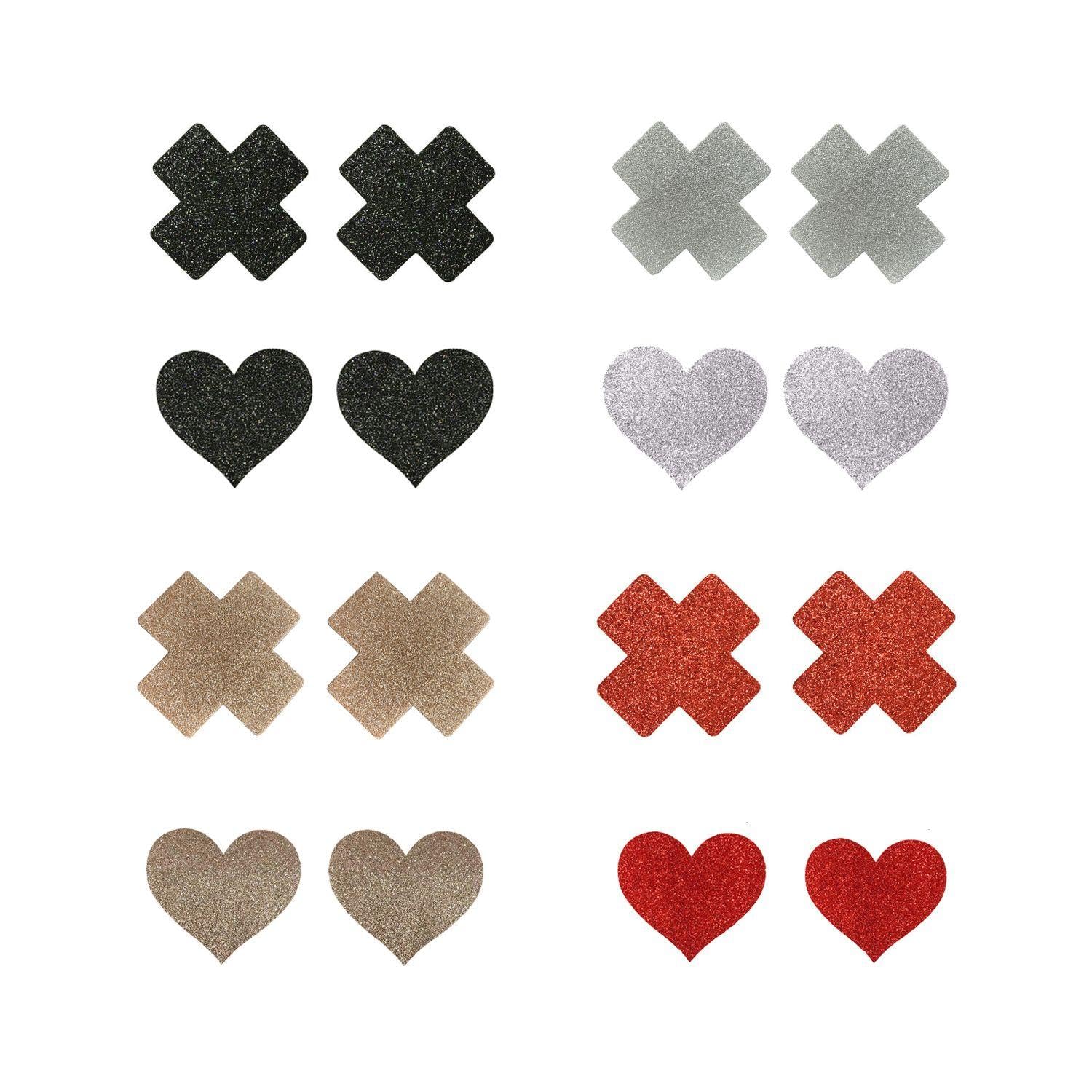 EOWVISN 8 Pairs Of Nipple Patches, Self-Adhesive Nipple Patches, Anti-Bulge Nipple Patches, Breathable Nipple Patches, Invisible Traceless Nipple Patches
