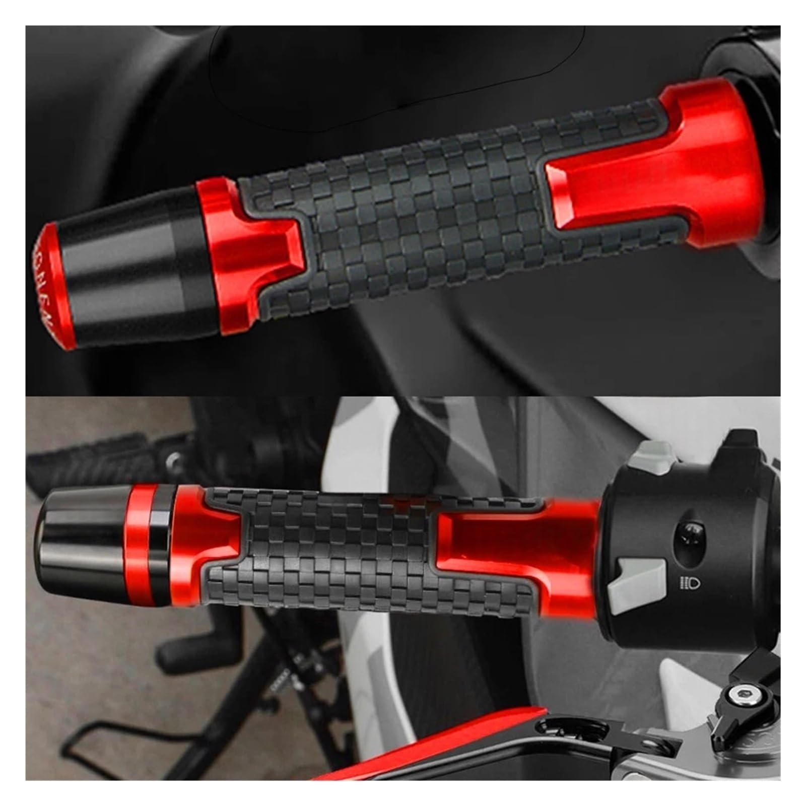 Moto Manubrio Manopole estremità Cursori Tappo Per hond&a CBR 600RR 1000RR 2004-2024 CBR954RR 900RR Motore 22mm Manopole Manubrio Terminali Manopole CBR250R CBR600RR CBR1000RR