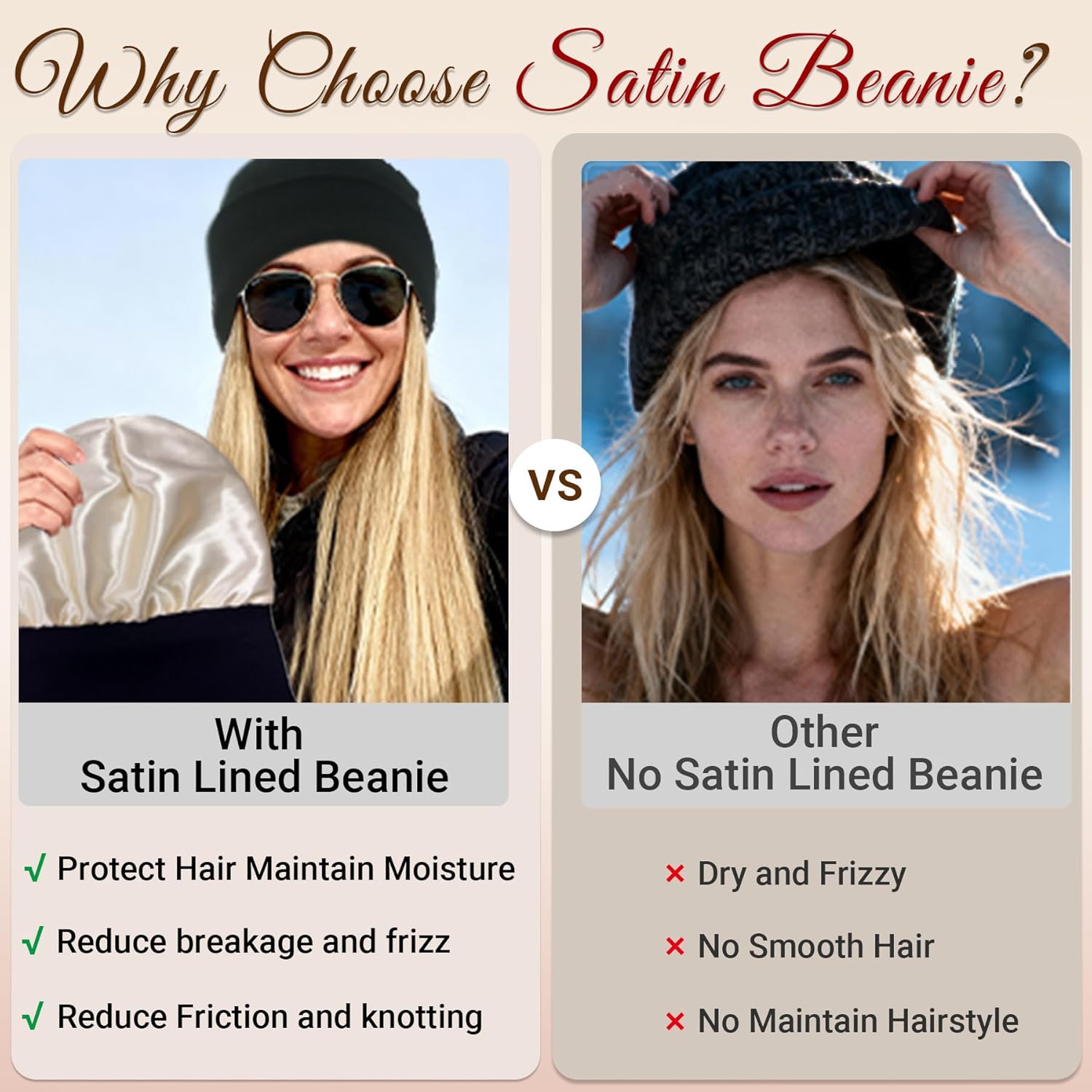 NPQQUAN Unisex Beanie Hats for Men Women Winter Knit Beanies - Image 3