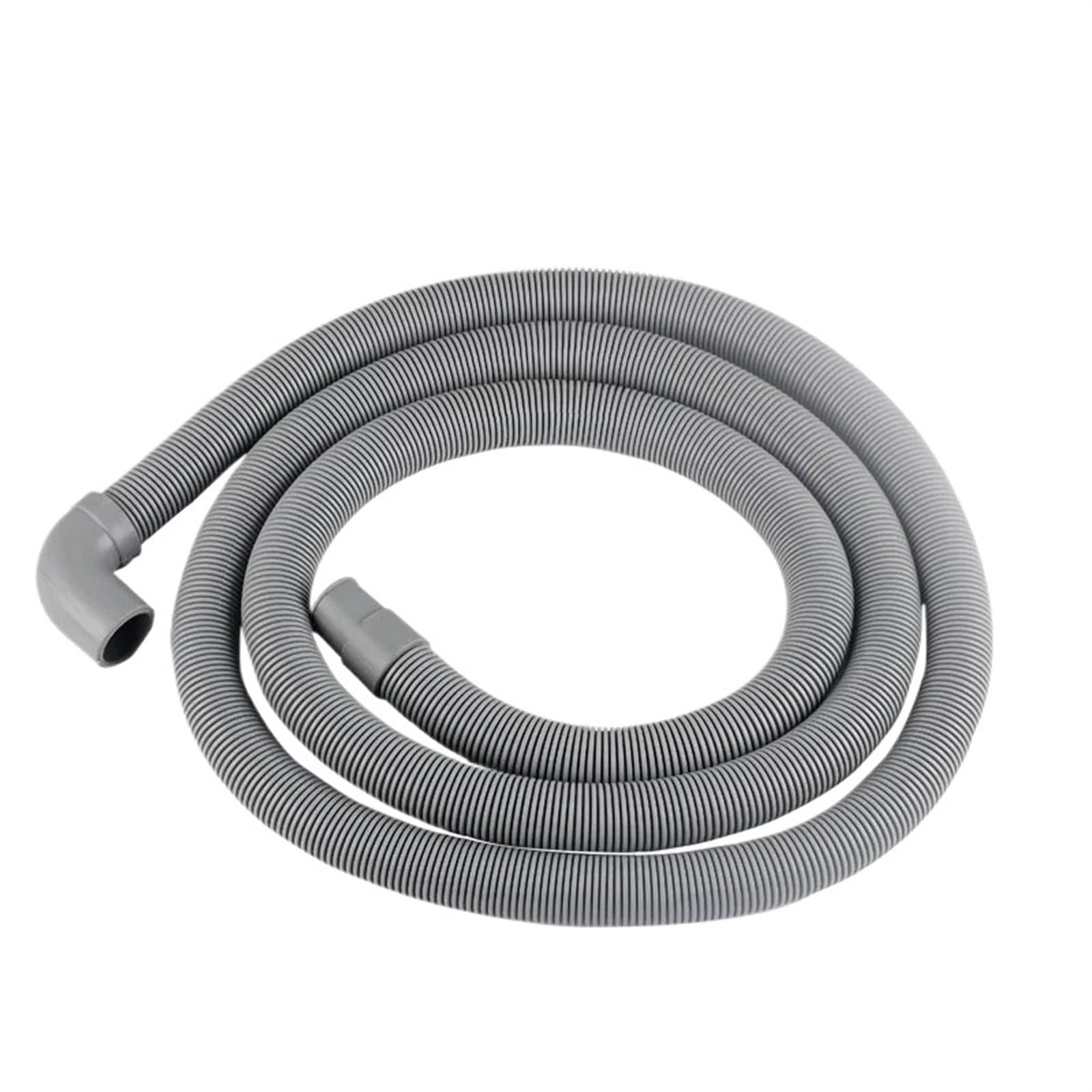 Rrypbovg 2M Straight Head Washing Machine Drain Hose Automatic Drum Washing Machine Drain Pipe Elbow Straight Head Hose