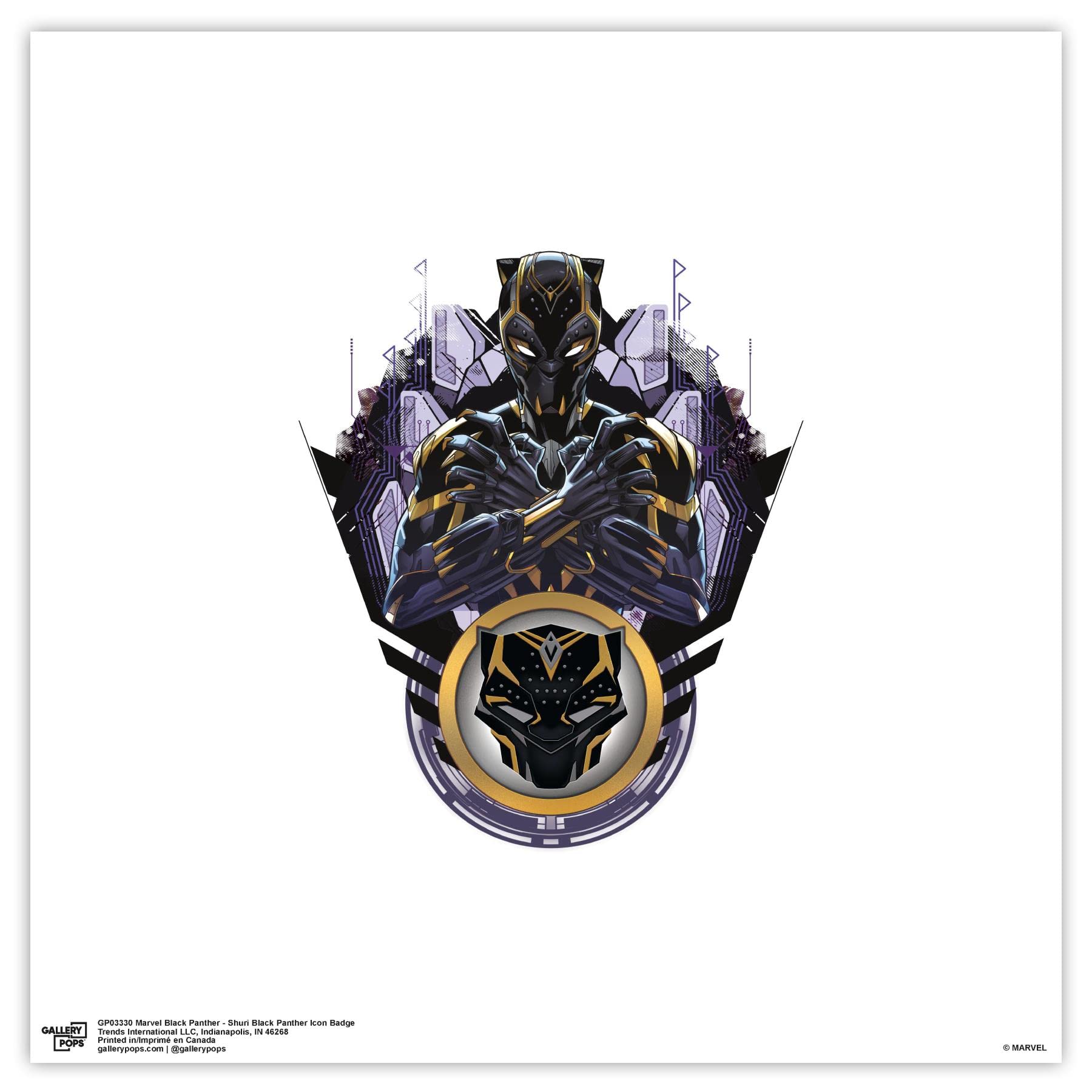 Gallery Pops Marvel Black Panther - Shuri Black Panther Icon Badge