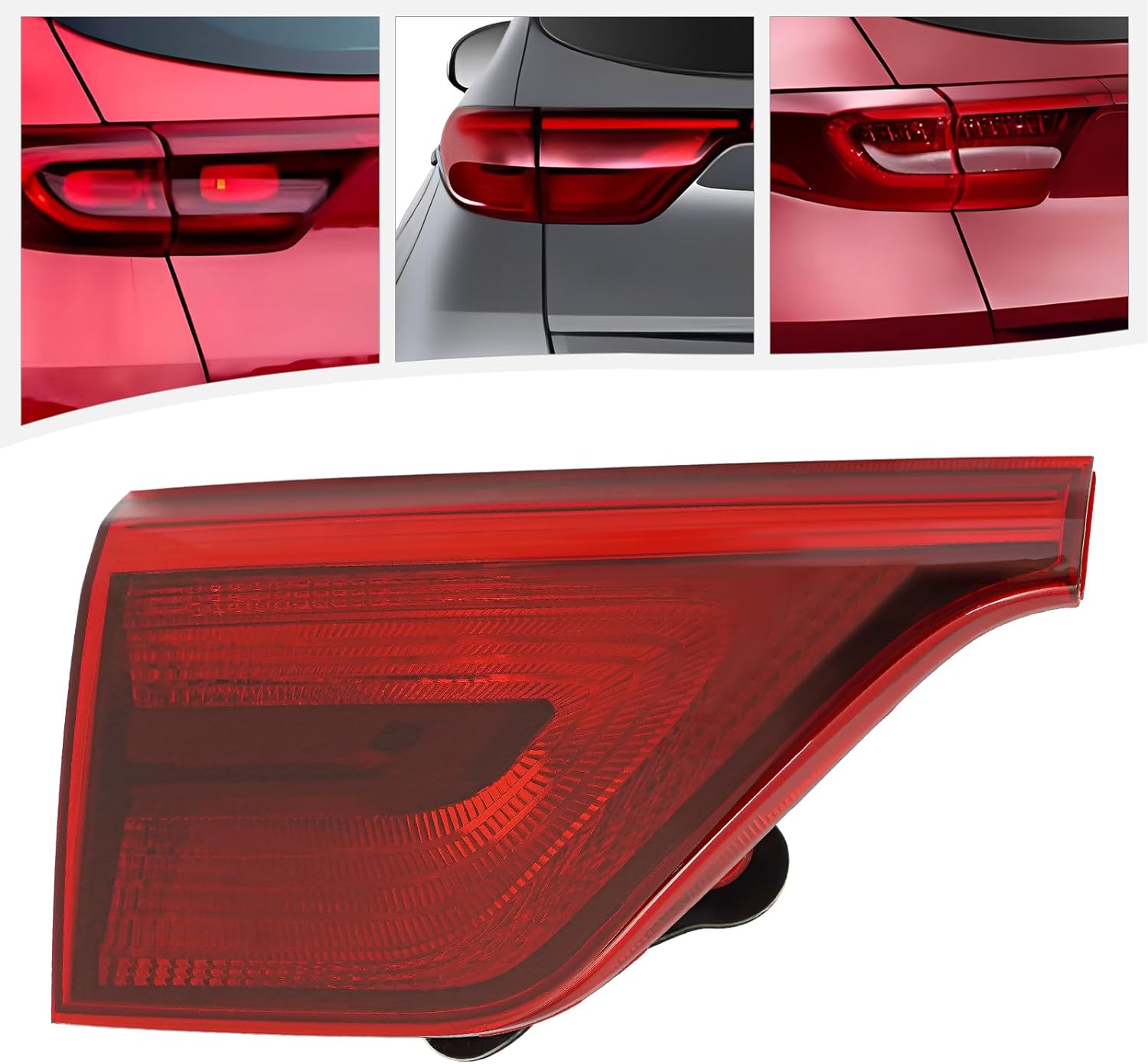 Driver Side Inner Tail Light Compatible with 2017 2018 2019 Sportage, Left Side Halogen Taillight Rear Inner Tail Lamp Replace, Rear Lamp Brake Taillights Replacement, 92405D9000, KI2802128