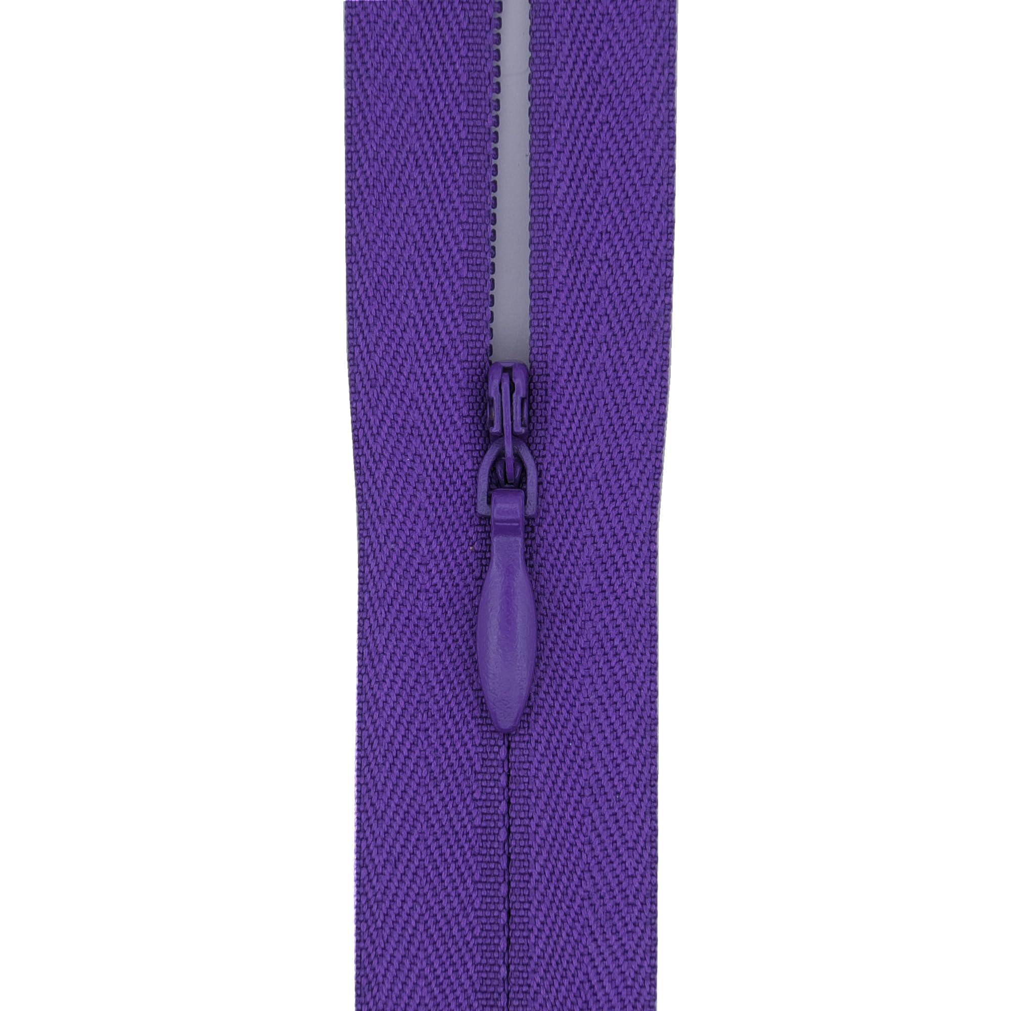 #3 Invisible Zips, 1 Pack, 18 Inch, Iris Purple