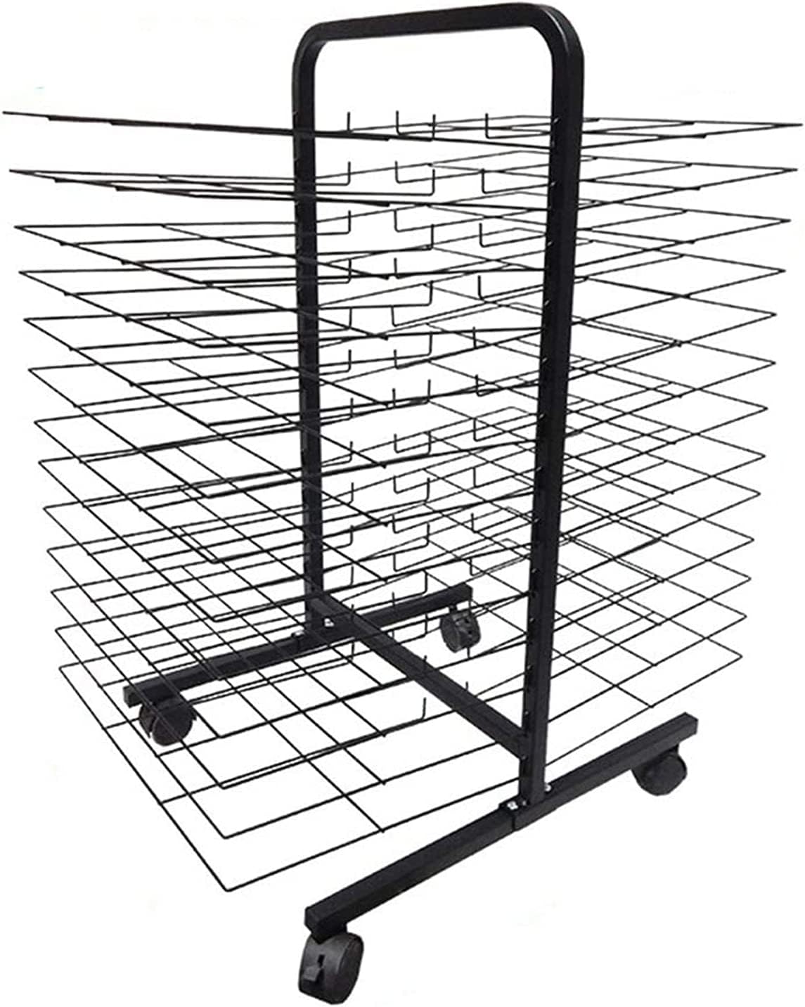 Aioneer Art Drying Rack For Classroom Mobile Art Drying Rack, Drying Rack For Painting, Suitable For Home Or Classroom Use, Protect Artwork When Drying, And Save Space,