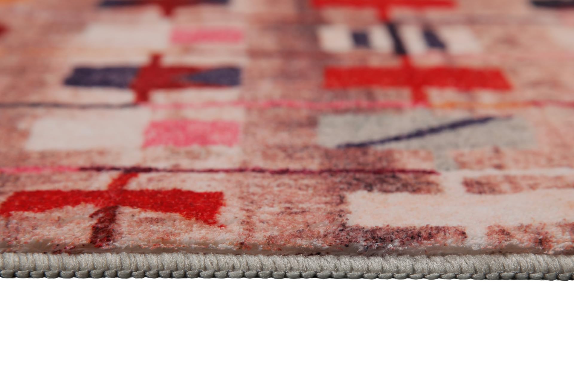 WECONhome Alfombrilla Alfombra de baño lavable y antideslizante con su diseño oriental para un elegante cuarto de baño – Nelson (70 x 120 cm, multicolor)