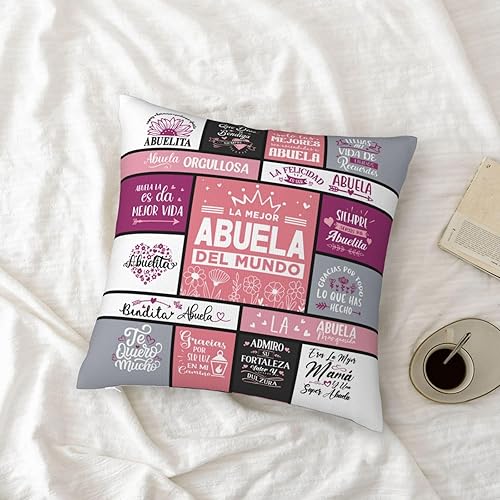 Miniatura 6 de Regalos de Navidad de Abuela, regalos para Abuela, regalos de Navidad de Abuelita, regalo para Abuelita de nietos, funda de almohada de 18 x 18