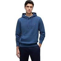 Tommy Hilfiger Uomo Felpa con Cappuccio Essential Terry con Tasca a Marsupio