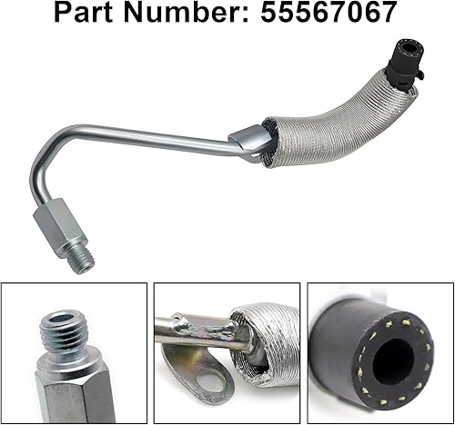 Miniatura 2 de SecosAutoparts Manguera de retorno de refrigerante Turbo Charger para Chevrolet Cruze 2011-2016 Sonic 2012-2020 Trax 1.4L 2013-2020 Tracker