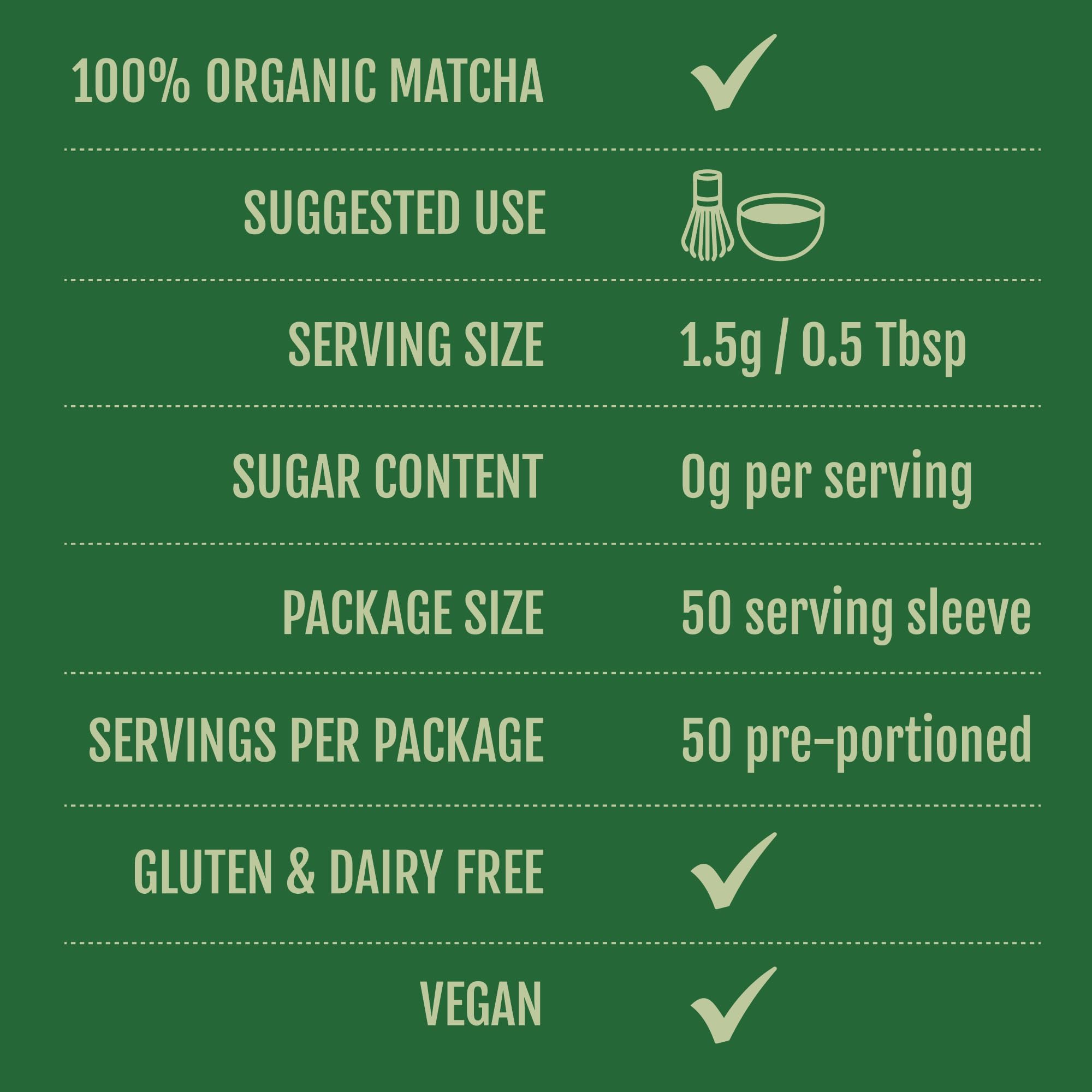 Two Leaves and a Bud Organic Ceremonial Matcha Green Tea 100 Japanese Matcha powder 1 5g Pre-Portioned Single-Serve — view 8