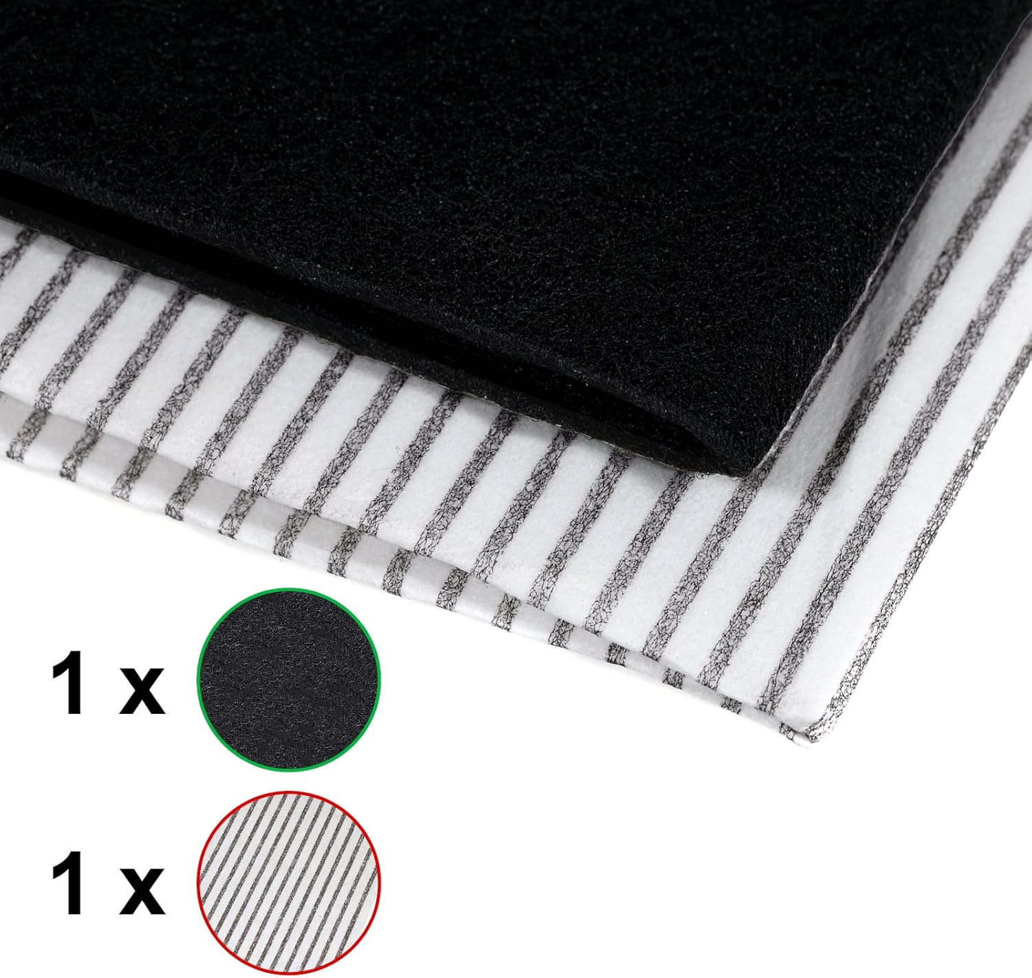 Large Universal Cooker Hood Grease Filter for Extractor Fans (2 x Filters, Cut to Size, 100 cm)