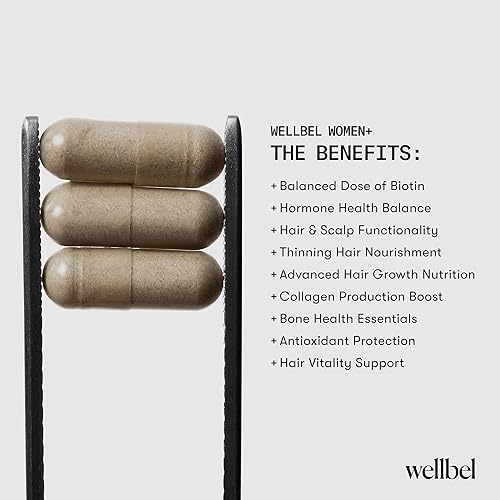 Miniatura 7 de WELLBEL Suplemento limpio para cabello, piel y uñas, vegano, sin gluten, sin OMG, 90 unidades