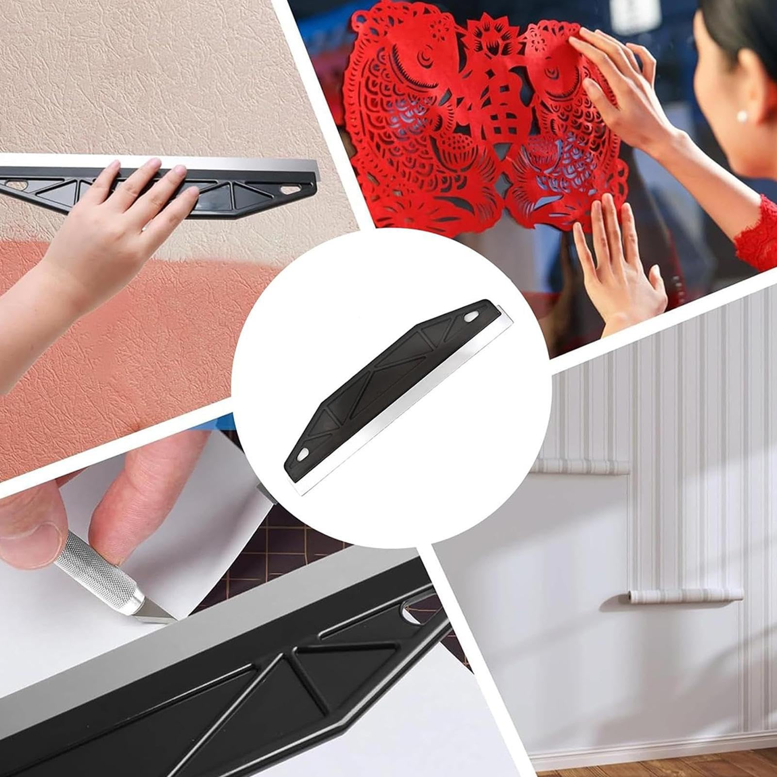 Bordo dello scudo della vernice, forniture per la pittura della casa, spazzola a rullo con manico antiscivolo, controllo preciso e costruzione robusta, strumento per imbiancare casa, auto, pavimenti