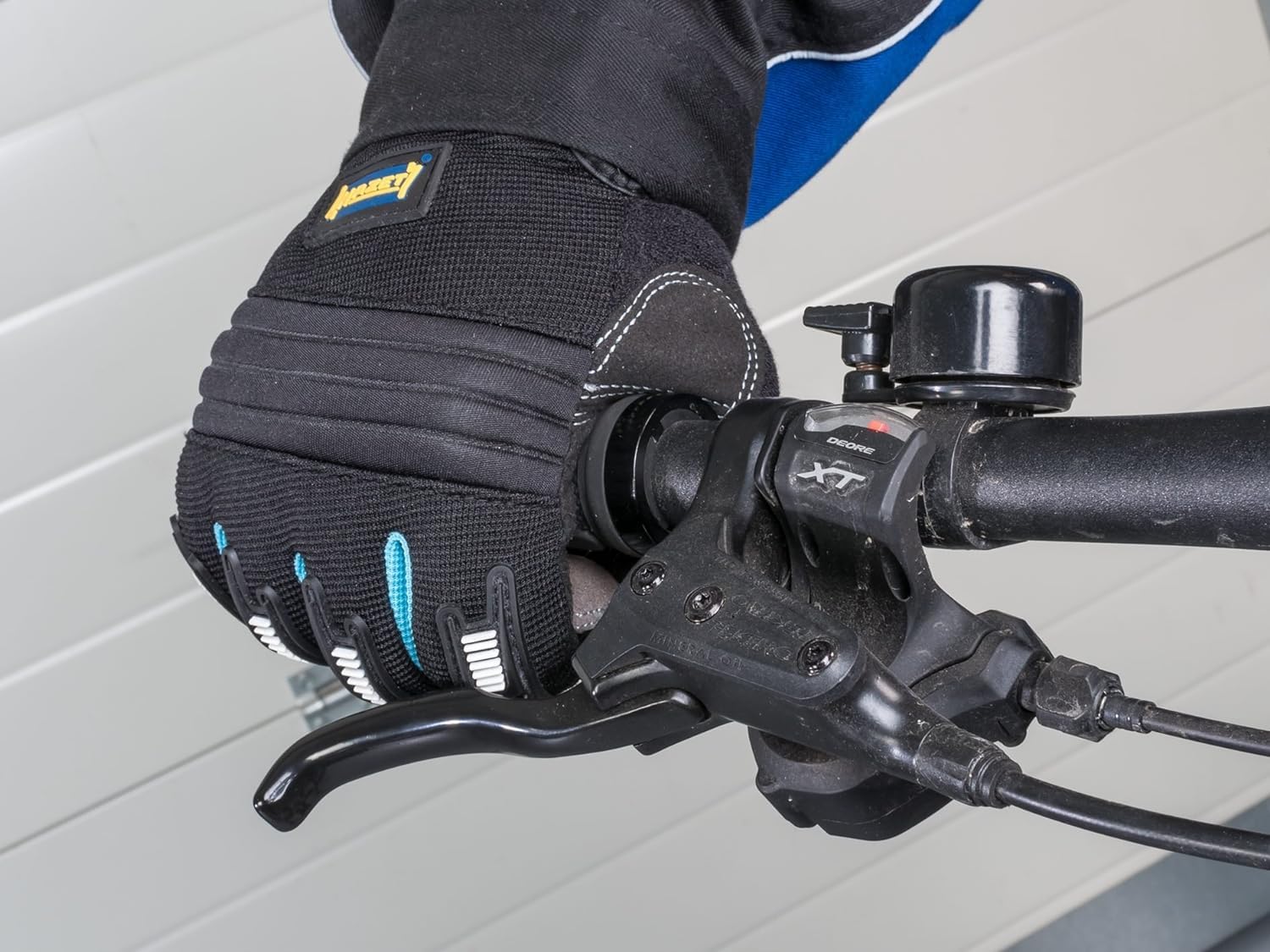 HAZET Mechaniker Handschuhe 1987-5XL I Abriebbeständige, Rutschfeste Handschuhe in Größe XL I Atmungsaktiv und Waschbar I Idealer Schutz für anspruchsvolle Aufgaben I Material: Kunstleder und PVC
