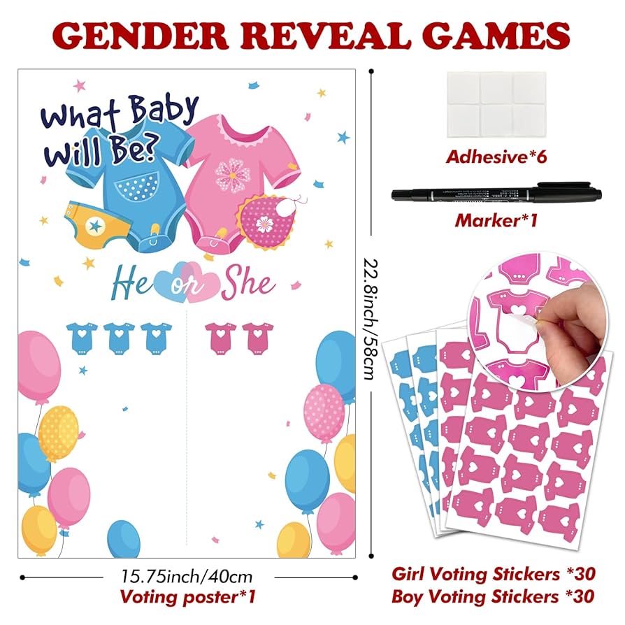 Amazon.com: Gender Reveal Ideas,Baby Gender Reveal Party Decorations, provide gender reveal voting board as gender reveal decor for 60 guests in boy or girl gender reveal games party : Home & Kitchen amazon-com-gender-reveal-ideas-baby-gender-reveal-party-decorations-provide-gender-reveal-voting-board-as-gender-reveal-decor-for-60-guests-in-boy-or-girl-gender-reveal-games-party-home-kitchen