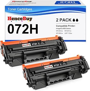072H Black Toner Cartridge Compatible for Canon 072H