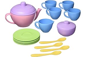Green Toys Tea Set, Pink