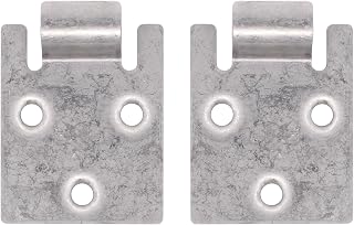 ApplianPar 2Pcs Seat Bottom Hinge Plate Set for Medalist 1994 EZGO 1995-Up TXT Medalist Golf Cart