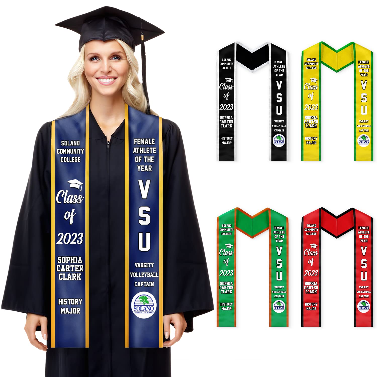 Buy DOPTIKA Graduation Stole Customize Graduation Stole Class Of 2023