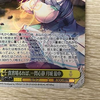 ヴァイス 掩蔽された暇 月城最中 SP サイン ヘブバン Amazon.co.jp: ヴァイスシュヴァルツ ヘブンバーンズレッド 月城