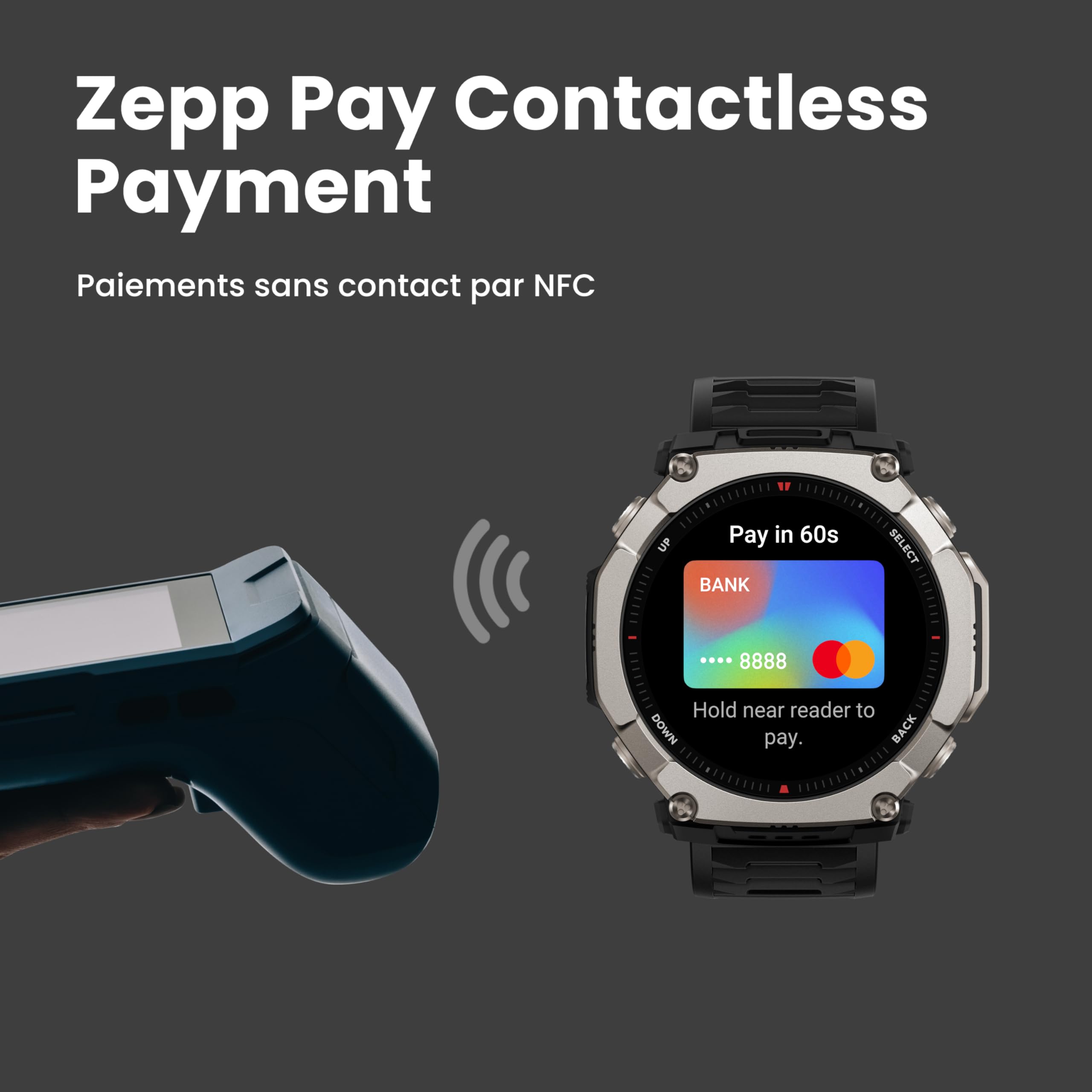 Amazfit T-Rex Ultra 2 Montre Connectée Outdoor, GPS Double Bande, Boîtier Titane 51 mm, Écran AMOLED 1,5" Verre Saphir, Lampe Torche, 30 Jours Autonomie, Cartes Hors Ligne, 10 ATM, 180+ Modes Sport