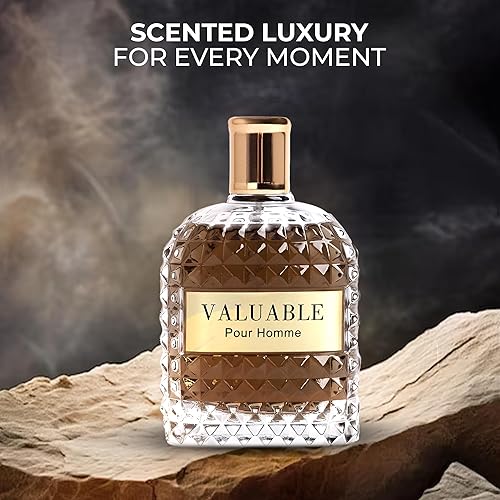 Miniatura 3 de AFLUXE Valuable Colonia para Hombre  Perfume de Fragancia Atrevida y Sofisticada para Hombre con Notas Cítricas, Especias y Amaderadas 3.4 onzas