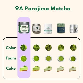 Organic Matcha Latte, Ceremonial Grade Matcha Powder, Silky Smooth Green Tea Matcha Latte Mix, Japanese JAS USDA Organic, Low Caffeine Vegan Gluten-Free No Additives and Great for Tea Latte & Smoothies with Lightly Sweetened Barista Crafted (1.06oz, 30g) (30g/1.06oz, Matcha)
