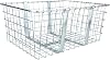 Wald 57 Bicycle Basket, Chrome, 21 x 15 x 9"