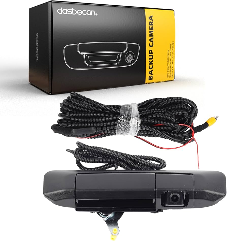 Amazon.com: Dasbecan Tailgate Handle Rear View Backup Camera