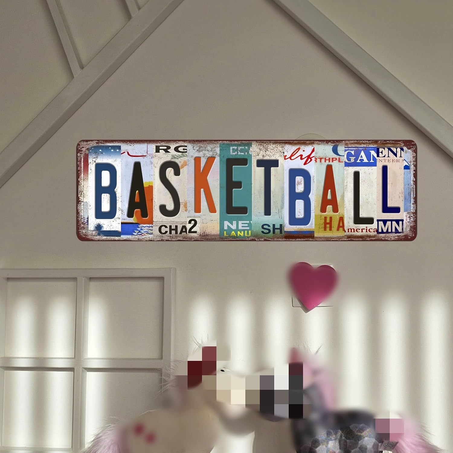 Basketball Metal Sign Basketball Decor Basketball Gifts For Boys Bedroom Basketball Poster For Boys Room Wall Decorations Vintage Sport Metal Tin Signs Basketball Street Signs 4x16 Inch image 3