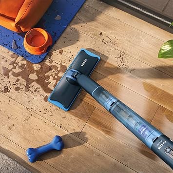 Philips OneUp 5000 Serisi Elektrikli Mop, Kablosuz, Bakterilere karşı %99,9 etkili, 360 derece başlık ile zahmetsiz kullanım, (XV5113/01)
