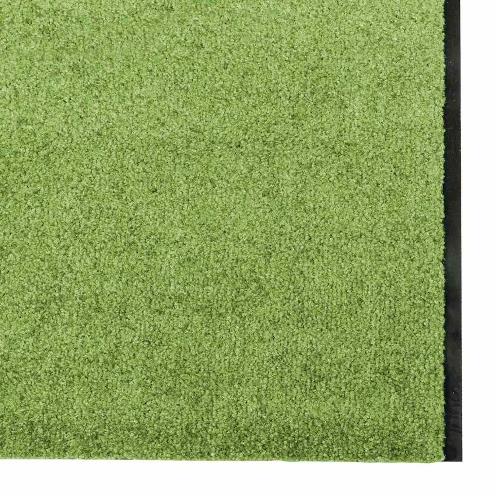 Fußmatte Grün Schwarz 120x350 cm rutschfest Sauberlaufmatte
