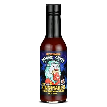 Roaring Sauces Kingmaker Steak Sauce - Gourmet Sweet Heat Steak & Grilling Sauce with Honey & Datil Peppers | All Natural, Gluten Free, Nut Free | 5 oz